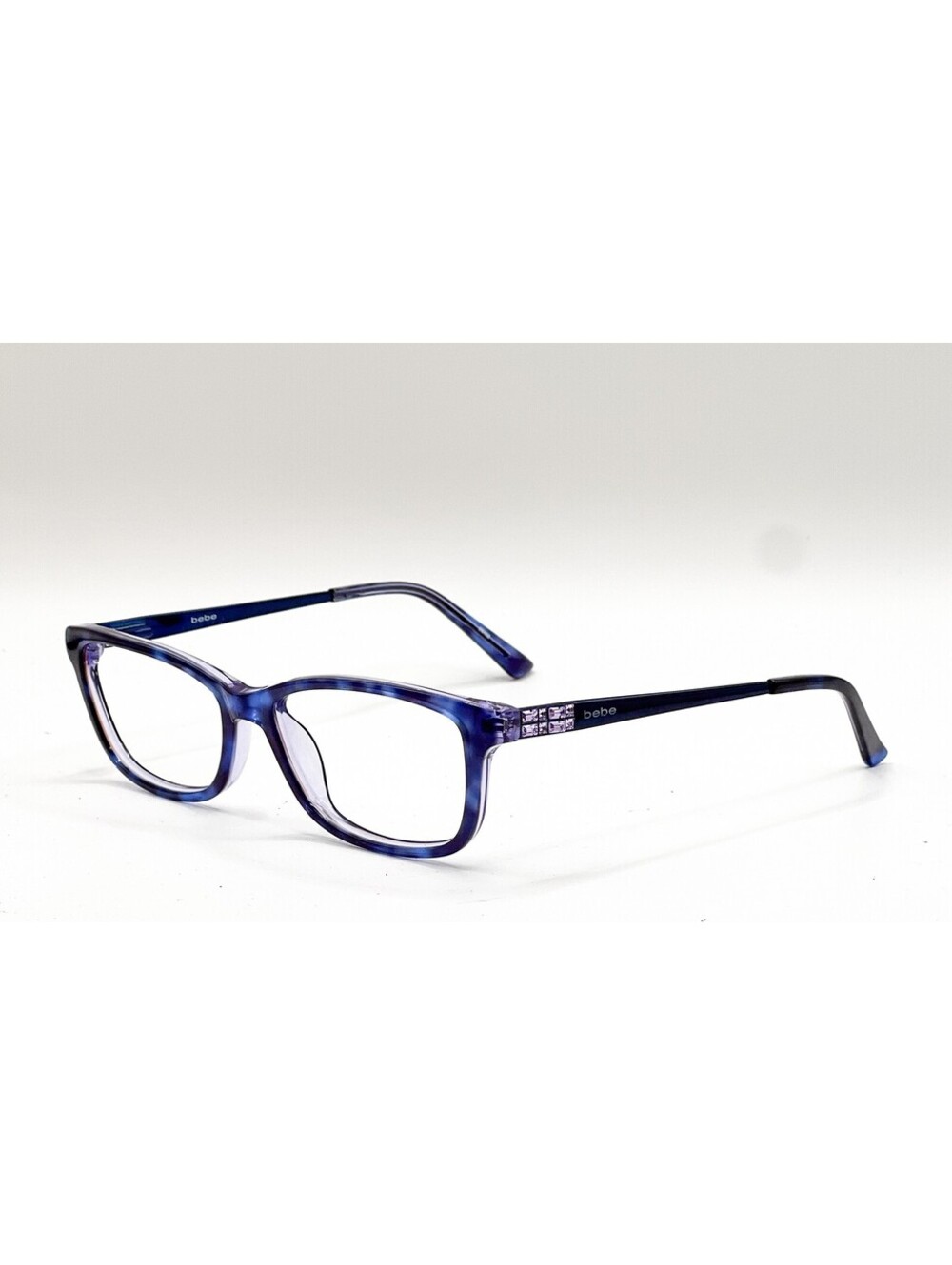 Bebe BB5084 518 Plum Tortoise Rectangle Authentic Eyeglass Frames 52-15